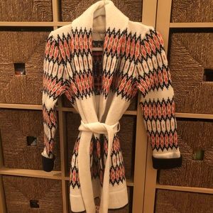 Lucky Brand wrap sweater, S